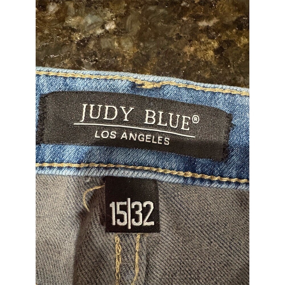 Judy Blue Jeans Womens Size 15/32 Medium Wash Skinny Slim Stretch Mid Rise - Picture 7 of 9